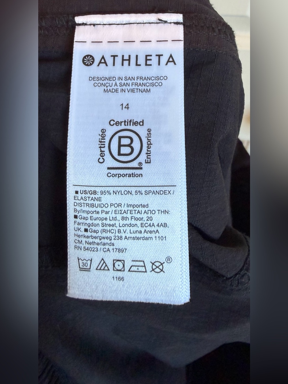 Athleta Trekkie Hike Pants Size 14 Black Very GUC - Picture 5 of 7